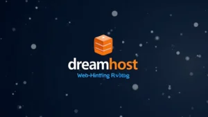This image shows a modern computer screen displaying the interface for a web hosting service.