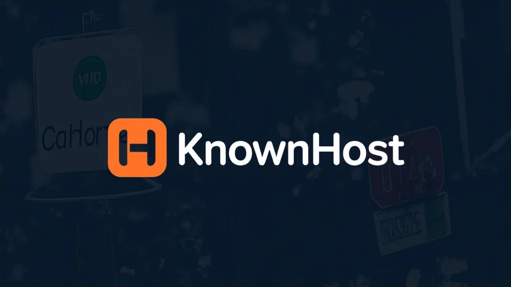 The image shows a clean interface for a simplified web hosting review, featuring key details.