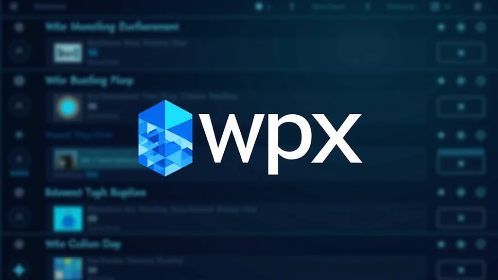 The image shows a laptop displaying website performance data, relevant to the WPX Hosting Web Hosting Review 2026.